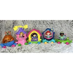 5 Little People Parade Float Princess Tiana Ariel Rapunzel Cinderella Snow White